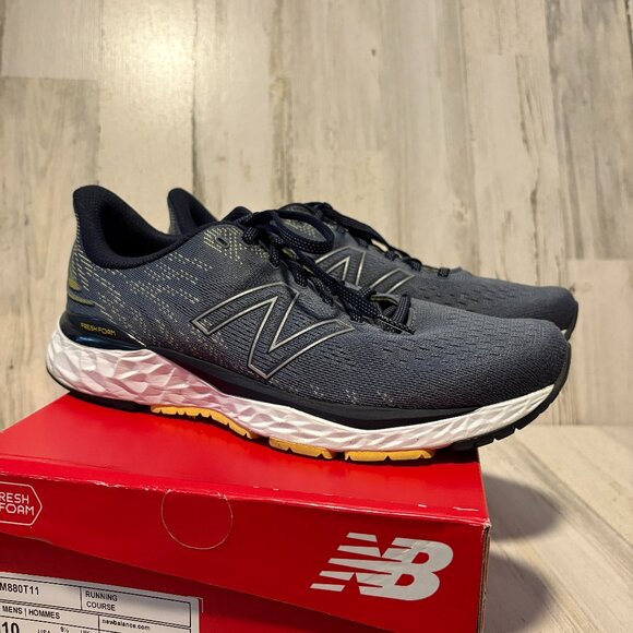New Balance Men's Size 10 Fresh Foam Ocean Grey Running Sneakers Medium Width - Picture 1 of 8